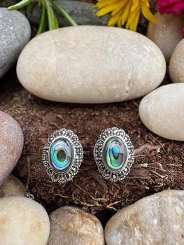 Abalone Shell Marcasite Sterling Silver Earrings
Metal: Sterling Silver
Gem: Abalone Shell.Marcasite
Pearl size: 7mm x 5mm
Earrings Size: 12mm x 10mm