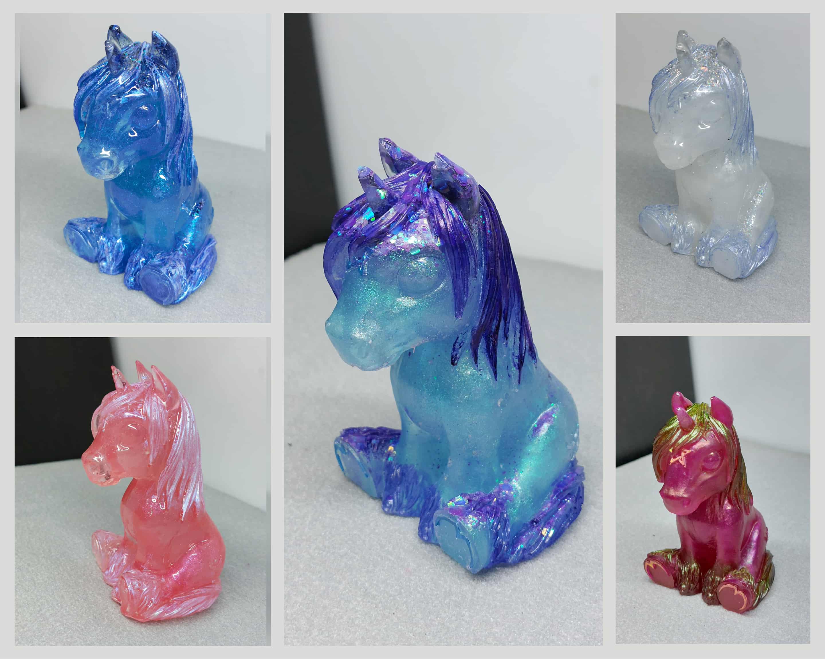 Custom Made &amp; Ready to go - Unicorn Baby Pony Familiar - 10.2cm - Horn Horse with pentagram star, Cult Altar Gothic Figure, Magical Occult ornament Enchanted Spell Gift
Majetsic unicorn creature, with occult symbology. Shiny eyes.
Cast in resin/dyes/glitters/inks and details painted afterwards.
Size: Height 10.2 cm
✨ Available as: Custom Made or Ready to go
✨ Alow for some color difference
&nbsp;