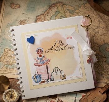 Personalised journal and notebook. Travel companion.