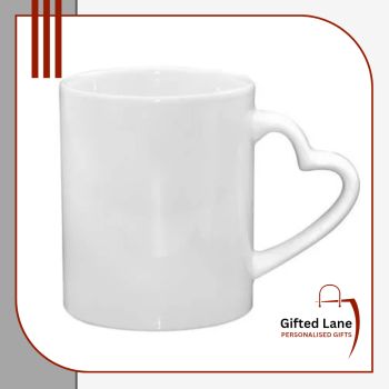 Have someone special enjoy a cuppa with a Personalised Heart Handle Mug. The mug can personalised with any pictures or text on it. They are a unique present for someone special in your life for their Birthday, Weddings, Anniversary, Valentines, Mothers Day or Father's Day. Another special personalised gift from Gifted Lane. Check out our store today like, comment and review on our full range of personalised gifts from Gifted Lane. Remember a personalised gift from Gifted Lane is always a special gift.