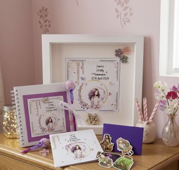 Personalised &nbsp;First Communion keepsake scrapbook album.