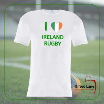 Check out our Rugby Themed T-shirts from Gifted Lane.&nbsp;The T-shirts can be personalised with the design shown but also can be personalised further with any pictures or text on it. And are available in a variety of different sizes for both adults and children. They are the perfect present for the rugby enthusiat. Another special personalised gift from Gifted Lane.