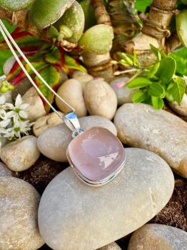 Rose Quartz is the stone of universal love. It restores trust and harmony in relationships encouraging unconditional love. Rose Quartz purifies and opens the heart at all levels to promote love self-love friendship deep inner healing and feelings of peace. Calming and reassuring it helps to comfort in times of grief. Rose Quartz dispels negativity and protects against environmental pollution replacing it with loving vibes. It encourages self forgiveness and acceptance invoking self trust and self worth.