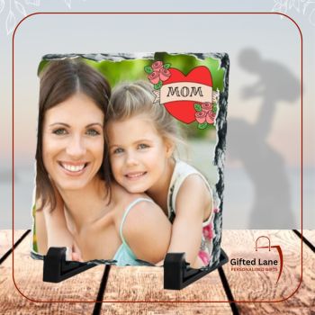 Personalised Mother's Day Photo Slate is a keepsake for a special day or occasion and a personalised gift for Mothers, Grand Mothers, New Mothers even the aunties. They can be personalised with any picture or text on them and are available in a range of sizes and shapes to choose from. Another personalised gift from Gifted Lane. Remember a personalised gift from Gifted Lane is always a special gift