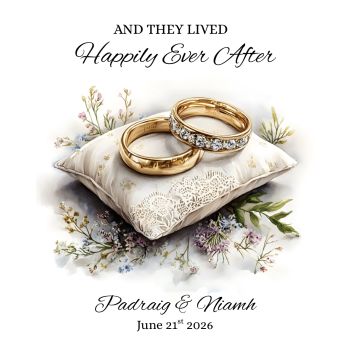 ✨&nbsp;Elegant Personalised Wedding Card &ndash; 6x6 Linen Finish&nbsp;✨
Celebrate love with a timeless touch. This luxurious 6x6 wedding card is crafted on premium linen-textured cardstock, giving it a soft, refined feel that&rsquo;s as special as the occasion itself.
Personalised with the couple&rsquo;s names, each card becomes a meaningful keepsake. You can also choose to include the wedding date beneath the names for an extra sentimental detail.
This card blends classic design with a personal touch&mdash;because the best love stories deserve to be beautifully told.