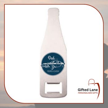 Personalised Fathers Bottle Opener is a very popular gift for any a keepsake for a special day and a personalised gift for Fathers, New Fathers even the uncles. They can be personalised with any picture and a small amount of text. Another special personalised gift from Gifted Lane. Remember a personalised gift from Gifted Lane is always a special gift