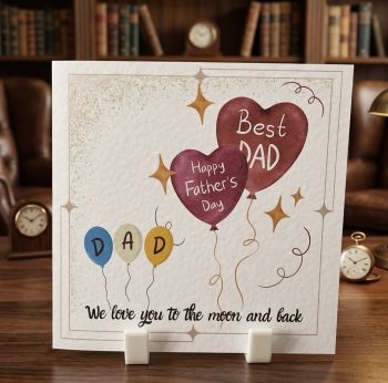Father&rsquo;s Day card. Fully personalised