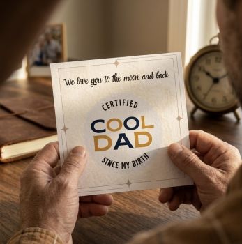Father&rsquo;s Day card. Fully personalised