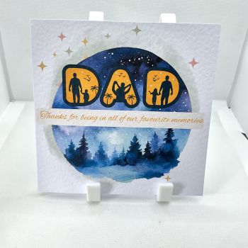 Father&rsquo;s Day card. Fully personalised.