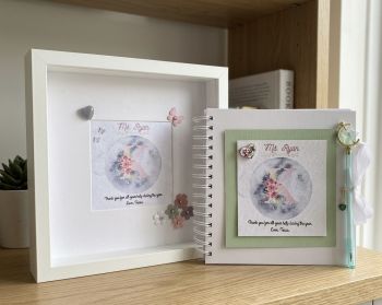 End of Term Thank You Gift for Teacher, Floral Monogram Keepsake