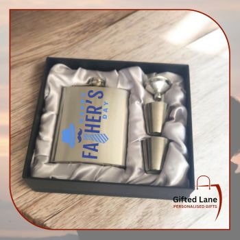 Check out our personalised Hip Flask from Gifted Lane. These Hip Flash can be personalised with text or image on them. Another special personalised gift from Gifted Lane. Check out our store today and see, like, comment and review on our full range of personalised gifts from Gifted Lane.