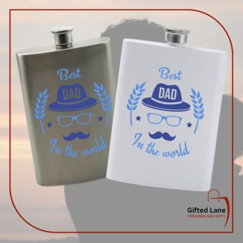Check out our personalised Father's Day Hip Flask from Gifted Lane. These Hip Flask can be personalised with text or image on them. Making them a unique gift for any occasion like Birthdays, Anniversaries and Father's Day. Another special personalised gift from Gifted Lane. Check out our store today and view our full range of personalised gifts from Gifted Lane.