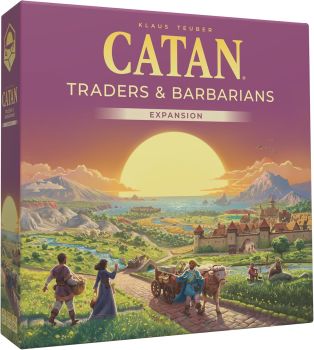 Discover endless new ways to experience Catan with the Traders &amp; Barbarians Expansion! Packed with new scenarios, events, and even a 2-player variant, this expansion offers the richest variety yet.
&nbsp;


Includes 5 campaign scenarios &amp; multiple game variants


Play CATAN with just 2 players


New components: wagons, rivers, barbarians &amp; more


Use event cards for a more strategic experience


Not a standalone game &ndash; Catan Base Game (6th Edition) required


&nbsp;
