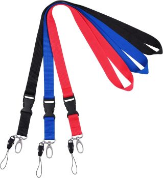 

Polyester lanyard to hold a name badge or keys. 
The breakaway closure, required by European legislation, eliminates the risk of strangulation, and there is an additional buckle between the badge and the lanyard.
(card holder not included)


&nbsp;