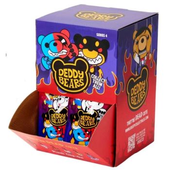 Collect all six spooky-cute plushies in Series 4 of Deddy Bears! Each blind bag includes one 10cm clip-on character for creepy fun on the go.