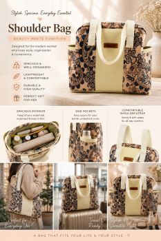 Carry your essentials in style with this beautiful floral tote bag, designed to be both practical and elegant.&nbsp;
Exclusive hand bag handmade from sturdy Paisley pattern printed polyester fabric.
Dimensions: 22cm high, 30cm long, 10cm wide.
It has zip closure, lined, green lining with pocket.
&nbsp;