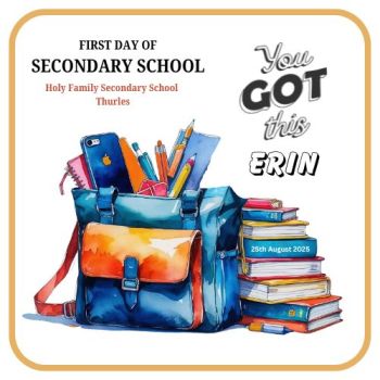 ✨&nbsp;Good Luck at Secondary School &ndash; Class of 2025 Star Pin Card&nbsp;✨
Send them off to secondary school in style with this charming keepsake card, featuring a gleaming&nbsp;Class of 2025&nbsp;star pin or badge. Perfect for marking their big milestone, this handmade trinket card is both a heartfelt message and a lasting memento.
Each card is lovingly crafted with care, making their first day even more special. The detachable star pin can be worn proudly on their bag, jacket, or pencil case &mdash; a daily reminder to sparkle, shine, and embrace their new adventure.
🎁&nbsp;Ideal for:&nbsp;first day of secondary school, back-to-school gifts, and milestone keepsakes.💫&nbsp;Includes:&nbsp;premium card + detachable&nbsp;Class of 2025&nbsp;star pin/badge.
Handmade. Memorable. Full of first-day magic.