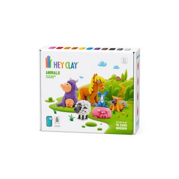 Unleash your child&rsquo;s imagination with the Hey Clay Animals set &ndash; a colourful, soft, and easy-to-use modelling clay kit that inspires hours of creative fun!