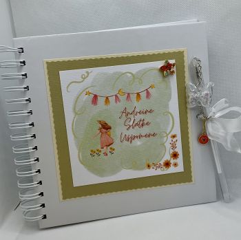 Personalised scrapbook keepsake and photo book- Travelling Journal and birthday present.