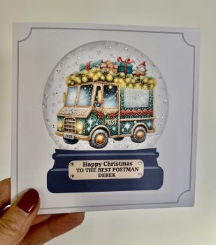 Christmas Card for Your Postman/Postwoman &ndash; Unique Festive Design
Show your appreciation to your postman or postwoman this Christmas with a thoughtful, festive card that celebrates all their hard work throughout the year.
A wonderful way to say&nbsp;thank you&nbsp;and spread seasonal cheer &ndash; your postman or postwoman is sure to love this&nbsp;2025 keepsake card!