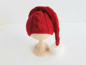 Newborn baby Santa hat 