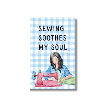 Sewing journal with space for twenty-five projects.
Prompted sections to include details, notes and observations plus space to sketch too.