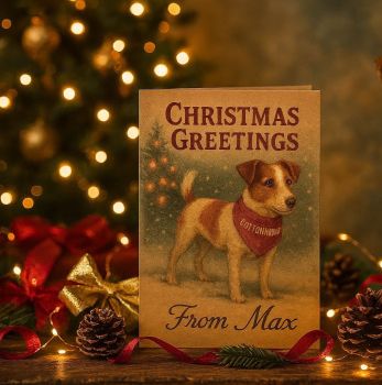 Very unique to you, personalised Christmas cards in a set of five gorgeous festive designs.
