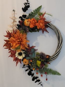 Autumn door wreath