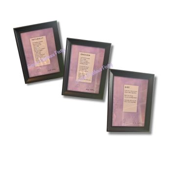 Trio of Body Image Frames from Sandra Matthews
Enough, Size &amp; Naturally