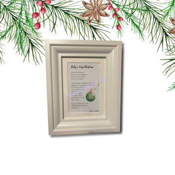 Baby's First Christmas Frame from Sandra Matthews
Original poetry&nbsp;