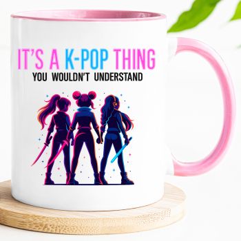 

Bring the energy of your favourite K-pop idols to your morning routine with this vibrant ceramic K-pop mug. Perfect for tea, coffee, or hot chocolate, it&rsquo;s a fun way to show your love for Korean pop culture.
Made from durable ceramic, the 11oz mug is designed with a bold and eye-catching K-pop inspired print that won&rsquo;t fade, even after countless dishwasher and microwave uses. Whether you&rsquo;re enjoying a morning brew or a late-night study session, this mug is the perfect companion.
It&rsquo;s an ideal gift for K-pop fans, whether for birthdays, Christmas, or just as a thoughtful surprise. Lightweight yet sturdy, it fits comfortably in the hand and adds a touch of personality to any kitchen.
Every mug is carefully printed in Ireland, ensuring high-quality detail and a professional finish. Packaged securely, it&rsquo;s ready to be gifted straight away.
Show off your love for K-pop in style with this must-have mug for fans everywhere!

