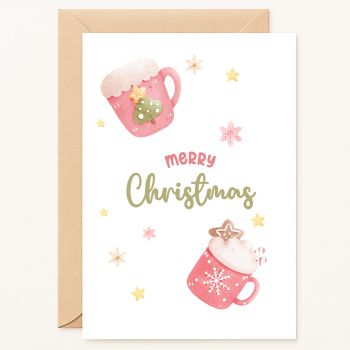A Classic Christmas Card with Festive Cheer
Spread holiday warmth with this charming Christmas card, crafted on&nbsp;premium 300gsm cardstock&nbsp;and paired with a&nbsp;kraft envelope. Perfect for family, friends, teachers, or coworkers, it&rsquo;s more than a card&mdash;it&rsquo;s a keepsake your loved ones will treasure.
Why You&rsquo;ll Love It

📝 Premium 300gsm Cardstock:&nbsp;Professionally printed on thick, smooth cardstock for durability and an elegant feel. The inside is blank, giving you plenty of space to write your personal Christmas wishes, family updates, or a thoughtful note.
📦 Kraft Envelope Included:&nbsp;Each card comes with a recycled kraft envelope, strong enough for mailing and stylish enough for gifting. Ready to send straight out of the box.
🌍 Handmade in Ireland:&nbsp;Thoughtfully designed and printed in County Cork with a focus on quality and sustainability. Every purchase supports a small, independent Irish business.
🎁 A Thoughtful Holiday Greeting:&nbsp;Perfect for grandparents, parents, friends, teachers, and coworkers. A versatile Christmas card that brings festive cheer to kids and adults alike.
💚 Eco-Friendly Choice:&nbsp;Both card and envelope are recyclable, made with responsibly sourced FSC-certified paper to protect forests and the future.
✨ Quality You Can Feel:&nbsp;Smooth, sturdy, and professionally finished&mdash;made to last as a special holiday keepsake.
