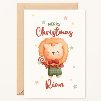 Personalised Christmas Card with Name | Made in Ireland by Printarelle
 
Celebrate the holidays with this personalised Christmas card featuring a cute festive design. Add any name for a custom keepsake perfect for kids, family, or friends. Printed on premium 300gsm cardstock, available in A5 or A6, blank inside for your message, and paired with a kraft envelope. Handmade in Ireland with care. How to Personalize Your Card:

Select your desired card size (A6 or A5).
In the designated "Personalization Box" (or notes to seller during checkout), please clearly provide&nbsp;the name you would like printed on the card (e.g., "Charlotte").
Please double-check the spelling for accuracy to ensure perfection!

Why You&rsquo;ll Love It
&nbsp;


📝 Premium 300gsm Cardstock: Printed on thick, smooth cardstock for a durable, elegant finish. The inside is blank, providing you with plenty of room to write heartfelt Christmas wishes, share family updates, or include a personal note.


📦 Kraft Envelope Included: Each card comes with a sturdy, recycled kraft envelope &mdash; perfect for mailing and gifting. Ready to send straight away.


🌍 Handmade in Ireland: Designed and printed in County Cork with care and attention to detail. Every purchase supports a small, independent Irish business.


🎁 A Versatile Holiday Greeting: Ideal for grandparents, parents, friends, teachers, or coworkers. A thoughtful Christmas card that spreads festive cheer to kids and adults alike.


💚 Eco-Friendly Choice: Both card and envelope are recyclable and made with responsibly sourced FSC-certified paper, making this a sustainable gift.


✨ Quality You Can Feel: Professionally finished, smooth, and sturdy &mdash; crafted to last as a meaningful holiday keepsake.

