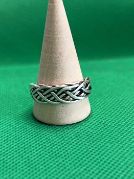 All of our silver rings are made with 100% recycled silver. We even recycle our own scrap silver when we can!&nbsp;