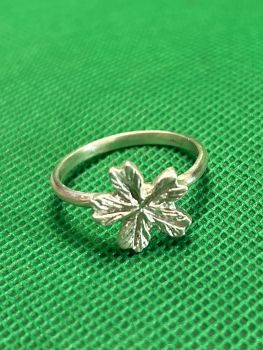 All of our silver rings are made with 100% recycled silver. We even recycle our own scrap silver when we can!&nbsp;