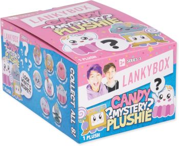 Unbox the fun with LankyBox Plush Mini Mystery Series 3! Candy-themed surprise plush toys with 8 unique characters to collect, each sold separately.
&nbsp;
Units sent at random!&nbsp;
&nbsp;