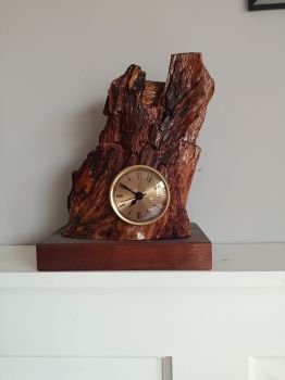 Handmade natural wood clock, perfect for a mantle piece or office&nbsp;