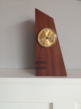 Wooden Clocks, perfect for a shelf for office, lovely house warming gift.