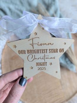 This beautifully handcrafted wooden bauble is a heartfelt way to honor and remember a precious little one during the festive season. Designed with care and love, this baby loss bauble serves as a meaningful keepsake to gently hold space for your angel baby on the Christmas tree. Whether hung with pride or placed in a special spot, its natural wooden charm blends effortlessly into any festive decor, offering a quiet moment of reflection and remembrance during the holidays.