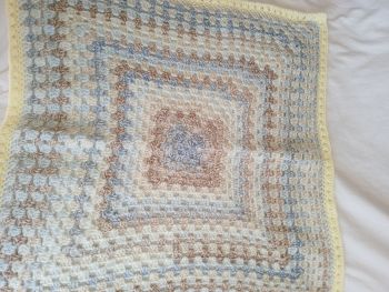 Light tones baby blanket