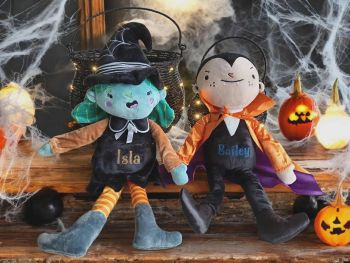 &nbsp;Personalised Cute Witch or Vampire Halloween Gift&nbsp;