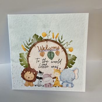 Cute new baby card.