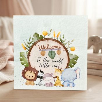 Cute new baby card.