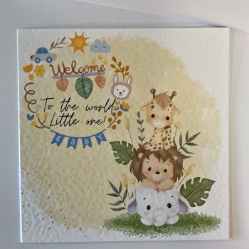 Cute new baby card.
