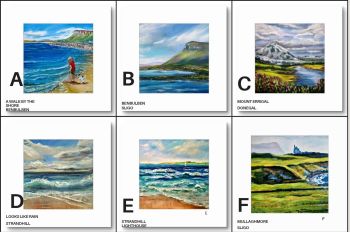 Special Edition Mini Framed Prints
A collection of favourites from my art, printed on archival matte paper, hand-finished with gold or silver foil (on selected images), and signed by me.
Each comes in a 6&rdquo; x 6&rdquo; Irish-made white wooden frame (print size 3.5&rdquo;), with a mini easel for display or wall hanging, and a recyclable gift box.
Perfect for gifting or adding colour to your own collection.
Prices:


1 for &euro;28


2 for &euro;52


3 for &euro;75Free shipping on orders over &euro;50.


&nbsp;
How to order: Select your frame quantity in the drop-down menu and add the titles of the artworks you&rsquo;d like in the notes at checkout