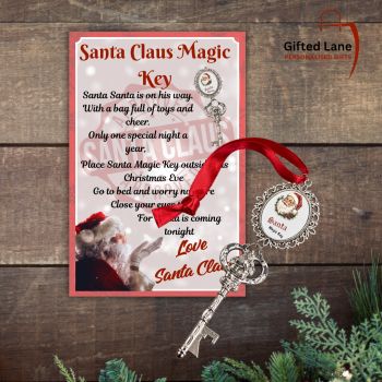 Bring a little magic to a child this Christmas with a Personalised Santa Magic Key which is now available from Gifted Lane. Complete with a little Personalised note to tell the child the story behind Santa Magic Key and why to leave it out on Christmas Eve for Santa.&nbsp; Another special personalised gift from Gifted Lane and would make an ideal present for someone special this Christmas.