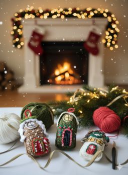 Little cozy houses for Christmas decorations 🏠