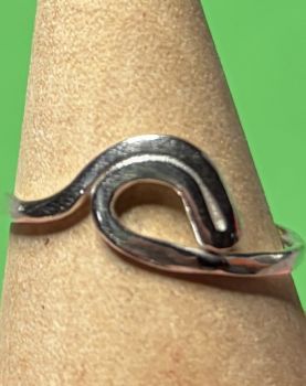 All of our silver rings are made with 100% recycled silver. We even recycle our own scrap silver when we can!&nbsp;