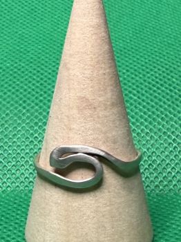 All of our silver rings are made with 100% recycled silver. We even recycle our own scrap silver when we can! 