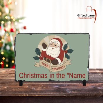 Personalised Christmas Themed Name slate is a personalised gift to add to your Christmas display. Add your name or family name and have it displayed as a personalised festive welcoming for your house guests. Another special personalised gift from Gifted Lane.